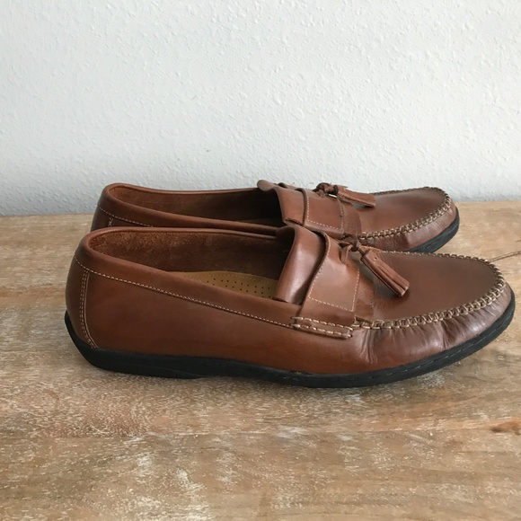 Cole Haan Size Leather Tassel Loafers Brown main image 4